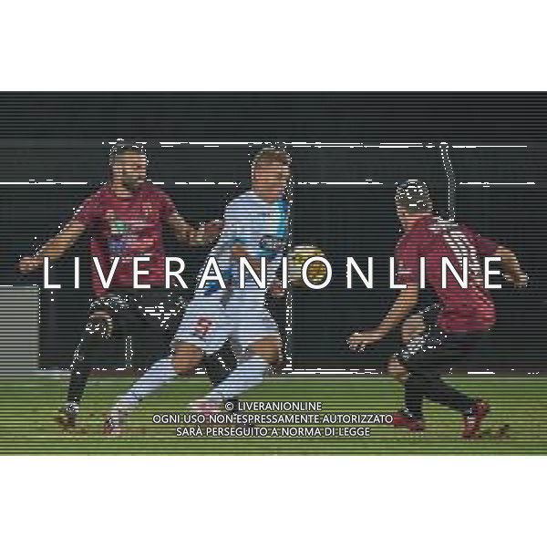 Pontedera vs Lecco - Campionato di Calcio Serie C - Lega Pro 2020/2021, 21 ottobre 2020 Pontedera, Italia Nella foto: GIOVANNI CATANESE (Pontedera), FILIPPO LORA (Lecco) e GIANLUCA BARBA (Pontedera) @LM/Fabio Fagiolini/ AGENZIA ALDO LIVERANI SAS