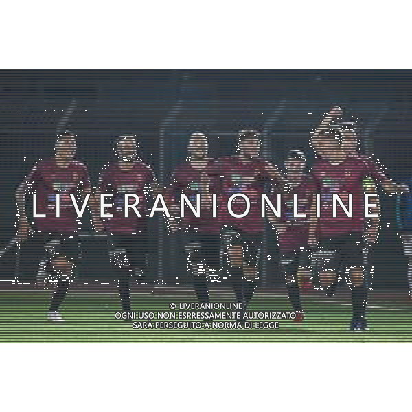 Pontedera vs Lecco - Campionato di Calcio Serie C - Lega Pro 2020/2021, 21 ottobre 2020 Pontedera, Italia Nella foto: Esultanza Pontedera per il gol del vantaggio di GIACOMO RISALITI @LM/Fabio Fagiolini/ AGENZIA ALDO LIVERANI SAS