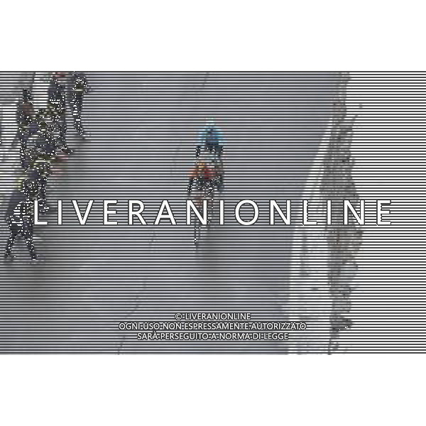 22-10-2020 Giro D\'italia; Tappa 18 Pinzolo - Laghi Di Cancano; 2020, Bahrain - Mclaren; 2020, Astana; Bilbao, Peio; Fuglsang, Jacob; Stelvio; ©SIROTTI / AGENZIA ALDO LIVERANI SAS