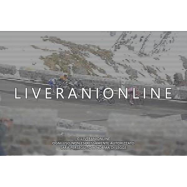 22-10-2020 Giro D\'italia; Tappa 18 Pinzolo - Laghi Di Cancano; 2020, Deceuninck - Quick Step; 2020, Bora - Hansgrohe; 2020, Bahrain - Mclaren; Almeida, Joao; Konrad, Patrick; Majka, Rafal; Pernsteiner, Hermann; Masnada, Fausto; Stelvio; ©SIROTTI / AGENZIA ALDO LIVERANI SAS