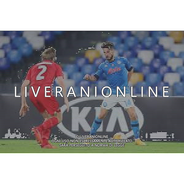 NAPOLI - AZ ALKMAAR UEFA EUROPA LEAGUE 22.10.2020 NELLA FOTO: DRIES MERTENS ©MOSCA / AGENZIA ALDO LIVERANI SAS