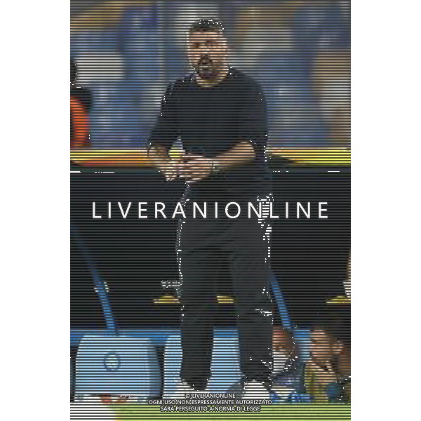 NAPOLI - AZ ALKMAAR UEFA EUROPA LEAGUE 22.10.2020 NELLA FOTO: GENNARO GATTUSO ©MOSCA / AGENZIA ALDO LIVERANI SAS