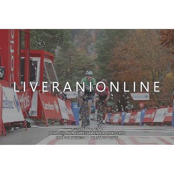 22-10-2020 Vuelta A Espana; Tappa 03 Lodoza - La Laguna Negra; 2020, Israel Start Up Nation; 2020, Jumbo - Visma; Martin, Daniel; Roglic, Primoz; La Laguna Negra; ©SIROTTI / AGENZIA ALDO LIVERANI SAS