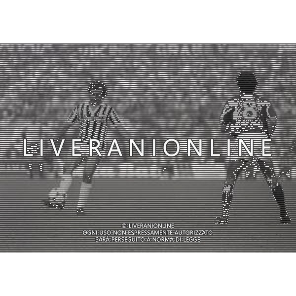 13-10-1985 TORINO CAMPIONATO DI CALCIO SERIE A TORINO-JUVENTUS 1-2 NELLA FOTO MICHEL PLATINI AG ALDO LIVERANI SAS