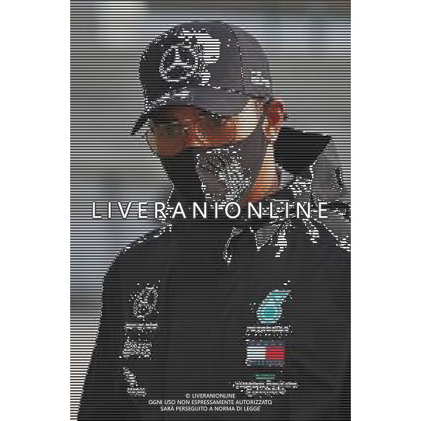 Lewis Hamilton (GBR) Mercedes AMG F1. 23.10.2020. Formula 1 World Championship, Rd 12, Portuguese Grand Prix, Portimao, Portugal, Practice Day. - www.xpbimages.com, EMail: requests@xpbimages.com © Copyright: Batchelor / XPB Images / AGENZIA ALDO LIVERANI SAS - ITALY ONLY EDITORIAL USE ONLY