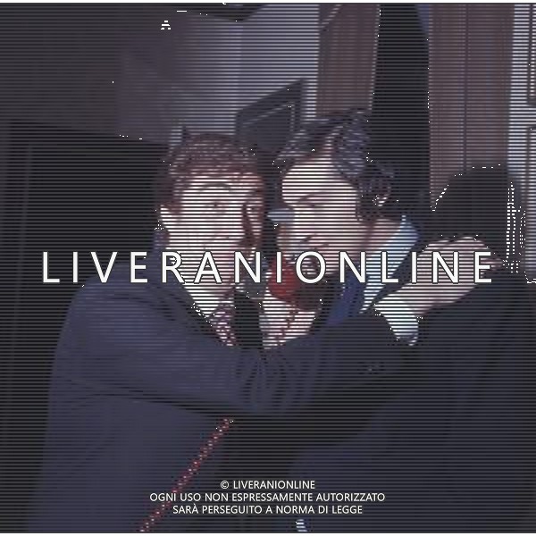 RETROSPETTIVA GINO BRAMIERI ATTORE NELLA FOTO GINO BRAMIERI CON IL FIGLIO CESARE AG ALDO LIVERANI SAS