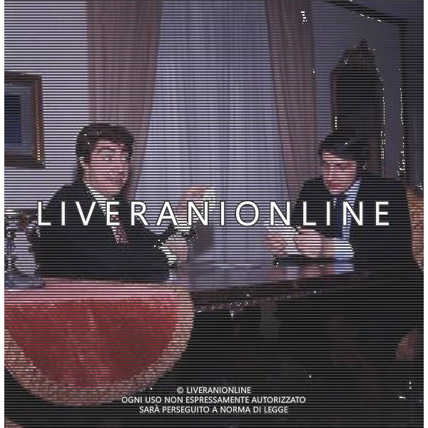 RETROSPETTIVA GINO BRAMIERI ATTORE NELLA FOTO GINO BRAMIERI CON IL FIGLIO CESARE AG ALDO LIVERANI SAS