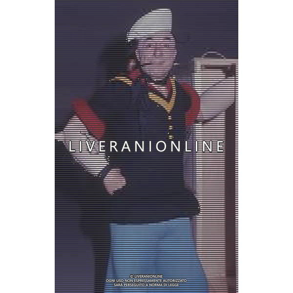 RETROSPETTIVA GINO BRAMIERI ATTORE NELLA FOTO GINO BRAMIERI IMITAZIONE DI BRACCIO DI FERRO AG ALDO LIVERANI SAS