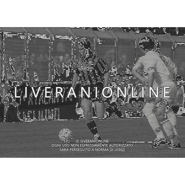 07-04-1991 BERGAMO CAMPIONATO DI CALCIO SERIE A ATALANTA BOLOGNA 4-0 NELLA FOTO RENZO CONTRATTO AG ALDO LIVERANI SAS