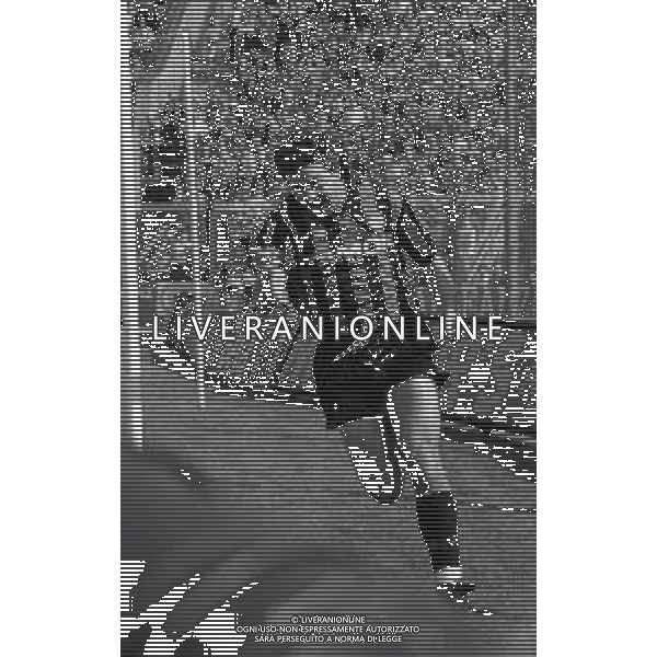 07-04-1991 BERGAMO CAMPIONATO DI CALCIO SERIE A ATALANTA BOLOGNA 4-0 NELLA FOTO ESULTANZA LUIGINO PASCIULLO AG ALDO LIVERANI SAS