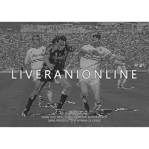 07-04-1991 BERGAMO CAMPIONATO DI CALCIO SERIE A ATALANTA BOLOGNA 4-0 NELLA FOTO EVAIR APARECIDO-PAOLO NEGRO-RENATO VILLA AG ALDO LIVERANI SAS