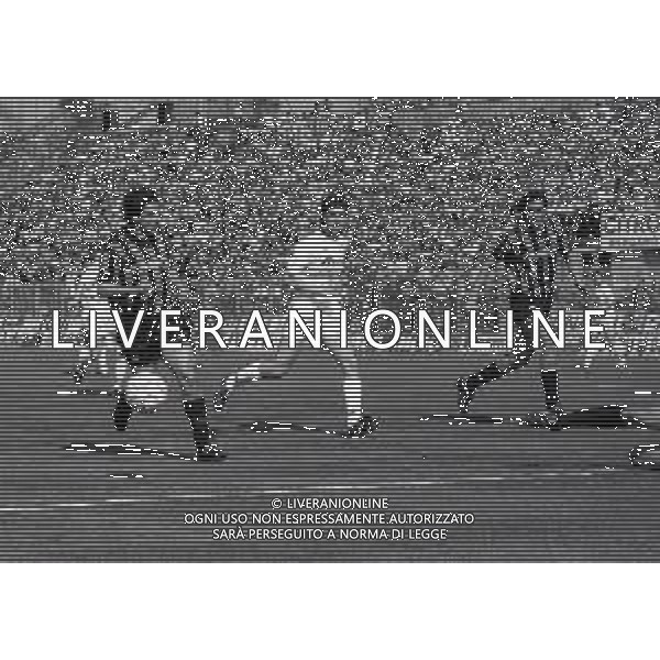 07-04-1991 BERGAMO CAMPIONATO DI CALCIO SERIE A ATALANTA BOLOGNA 4-0 NELLA FOTO GOAL CARLO PERRONE AG ALDO LIVERANI SAS 