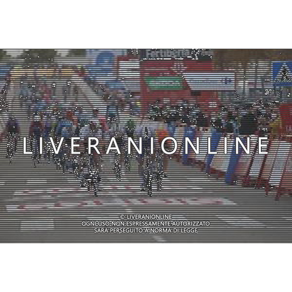 23-10-2020 Vuelta A Espana; Tappa 04 Garray Numancia - Ejea De Los Caballeros; 2020, Deceuninck - Quick Step; 2020, Uae - Emirates; Bennett, Sam; Philipsen, Jasper; Ejea De Los Caballeros; ©SIROTTI /AGENZIA ALDO LIVERANI SAS