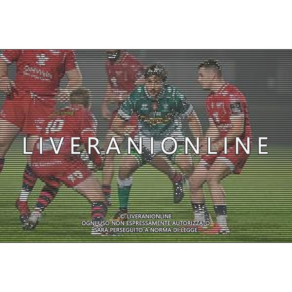 Benetton Treviso vs Scarlets Rugby - Rugby Guinness Pro 14 match 2020/2021, 23 October 2020 Stadio Comunale di Monigo, Treviso, Italy Photo showing: Giovanni Pettinelli (Treviso) try to thwart Angus O‚ÄôBrien (Scarlets) @LM/Ettore Griffoni AG ALDO LIVERANI SAS