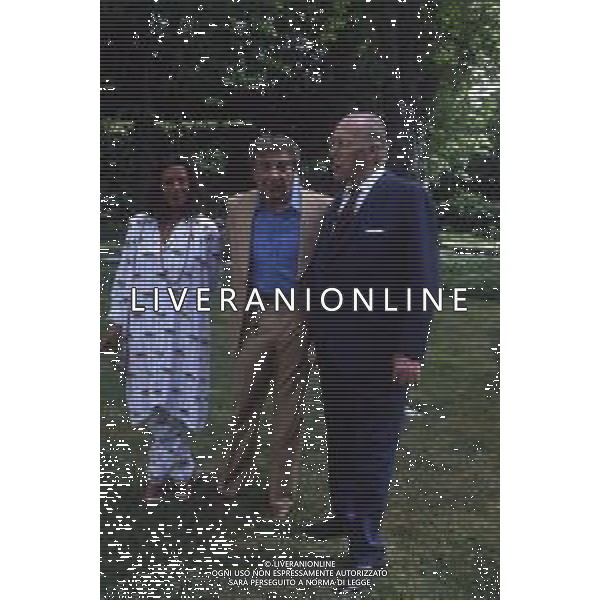 RETROSPETTIVA GINO BRAMIERI ATTORE NELLA FOTO GINO BRAMIERI CON LA COMPAGNA IDA PETRUCCETTI NELL\'ANNO 1980 AG ALDO LIVERANI SAS
