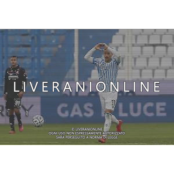 Spal - Vicenza Serie BKT 24/10/2020 nella foto: esultanza Murgia Alessandro (spal ferrara)dopo il goal ©Claudio Zamagni/Agenzia Aldo Liverani Murgia Alessandro (spal ferrara) celebrates after scoring a goal during Italian Serie BKT soccer match between Spal and Vicenza at Paolo Mazza Stadium in Ferrara on October 24 2020 photo credit by Claudio Zamagni/Aldo Liverani Photo Agency