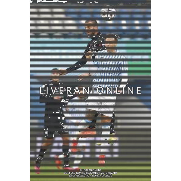 Spal - Vicenza Serie BKT 24/10/2020 nella foto: Murgia Alessandro (spal ferrara) e riccardo meggiorini ©Claudio Zamagni/Agenzia Aldo Liverani during Italian Serie BKT soccer match between Spal and Vicenza at Paolo Mazza Stadium in Ferrara on October 24 2020 photo credit by Claudio Zamagni/Aldo Liverani Photo Agency