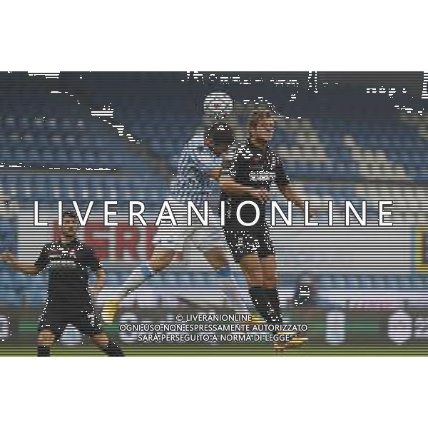 Spal - Vicenza Serie BKT 24/10/2020 nella foto: Nenad Tomović (spal ferrara) Gabriele Gori(vicenza) ©Claudio Zamagni/Agenzia Aldo Liverani Nenad Tomović (spal ferrara) Gabriele Gori(vicenza) during Italian Serie BKT soccer match between Spal and Vicenza at Paolo Mazza Stadium in Ferrara on October 24 2020 photo credit by Claudio Zamagni/Aldo Liverani Photo Agency