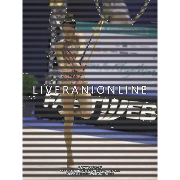Final Six - Ginnastica Ritmica Serie A1 e A2 - Ginnastica, 24 ottobre 2020 Torino, Italia Nella foto: Alexandra Agiurgiuculese (Udinese) - Cerchio @LM/Claudio Benedetto AG ALDO LIVERANI SAS