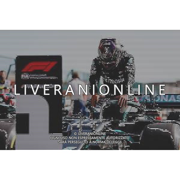 Lewis Hamilton (GBR) Mercedes AMG F1 W11 in qualifying parc ferme. 24.10.2020. Formula 1 World Championship, Rd 12, Portuguese Grand Prix, Portimao, Portugal, Qualifying Day. - www.xpbimages.com, EMail: requests@xpbimages.com © Copyright: FIA Pool Image for Editorial Use Only / AGENZIA ALDO LIVERANI SAS - ITALY ONLY EDITORIAL USE ONLY
