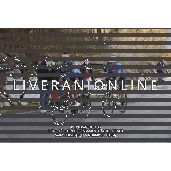 24-10-2020 Giro D\'italia; Tappa 20 Alba - Sestriere; 2020, Ntt; 2020, Ef; Pozzovivo, Domenico; Guerreiro, Ruben; Sestriere; ©SIROTTI / AGENZIA ALDO LIVERANI SAS
