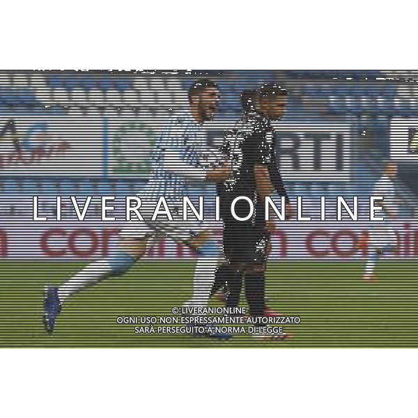 Spal - Vicenza Serie BKT 24/10/2020 nella foto: esultanza Valoti Mattia (spal ferrara) dopo il goal ©Claudio Zamagni/Agenzia Aldo Liverani Valoti Mattia (spal ferrara) celebrates after scoring a goal during Italian Serie BKT soccer match between Spal and Vicenza at Paolo Mazza Stadium in Ferrara on October 24 2020 photo credit by Claudio Zamagni/Aldo Liverani Photo Agency