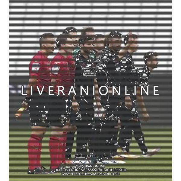Spal - Vicenza Serie BKT 24/10/2020 nella foto: la formazione del vicenza ©Claudio Zamagni/Agenzia Aldo Liverani line up of vicenza during Italian Serie BKT soccer match between Spal and Vicenza at Paolo Mazza Stadium in Ferrara on October 24 2020 photo credit by Claudio Zamagni/Aldo Liverani Photo Agency
