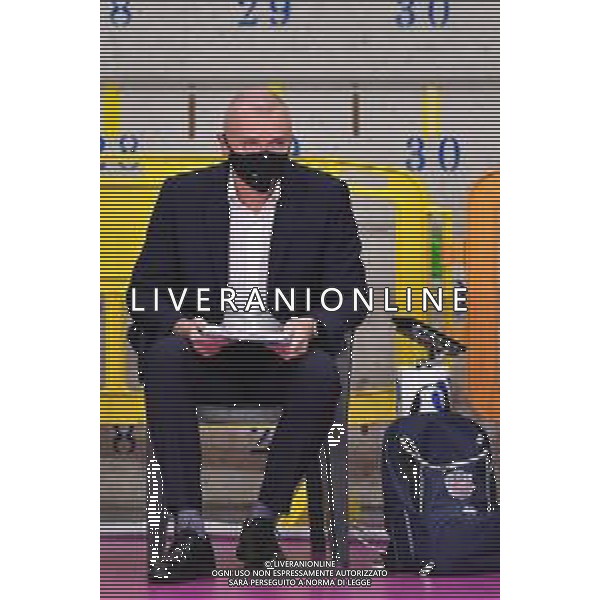 Savino Del Bene Scandicci vs Igor Gorgonzola Novara - Volleyball Italian Serie A1 Women Championship 2020/2021, 24 October 2020 scandicci, Italy Photo showing: Massimo Barbolini (Head Coach Savino Del Bene Scandicci) @LM/Lisa Guglielmi AG ALDO LIVERANI SAS