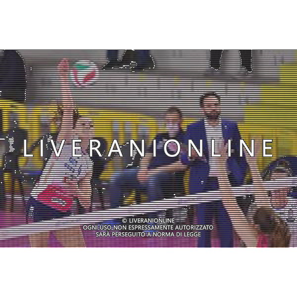 Savino Del Bene Scandicci vs Igor Gorgonzola Novara - Volleyball Italian Serie A1 Women Championship 2020/2021, 24 October 2020 scandicci, Italy Photo showing: Britt Herbots (Igor Gorgonzola Novara) @LM/Lisa Guglielmi AG ALDO LIVERANI SAS