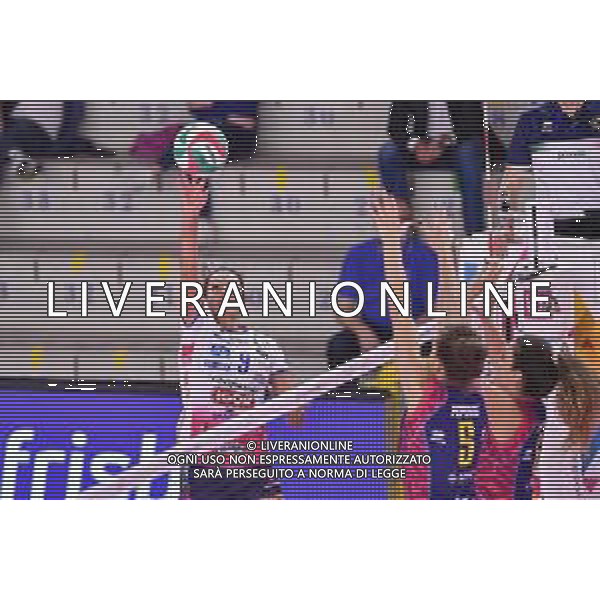 Savino Del Bene Scandicci vs Igor Gorgonzola Novara - Volleyball Italian Serie A1 Women Championship 2020/2021, 24 October 2020 scandicci, Italy Photo showing: Caterina Bosetti (Igor Gorgonzola Novara) @LM/Lisa Guglielmi AG ALDO LIVERANI SAS