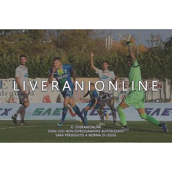 esultanza gol 3-0 di Scarsella Fabio, Feralpisalo - Ravenna partita di serie C, Salo 25 ottobre 2020. Ph Fotolive Simone Venezia/AGENZIA ALDO LIVERANI SAS