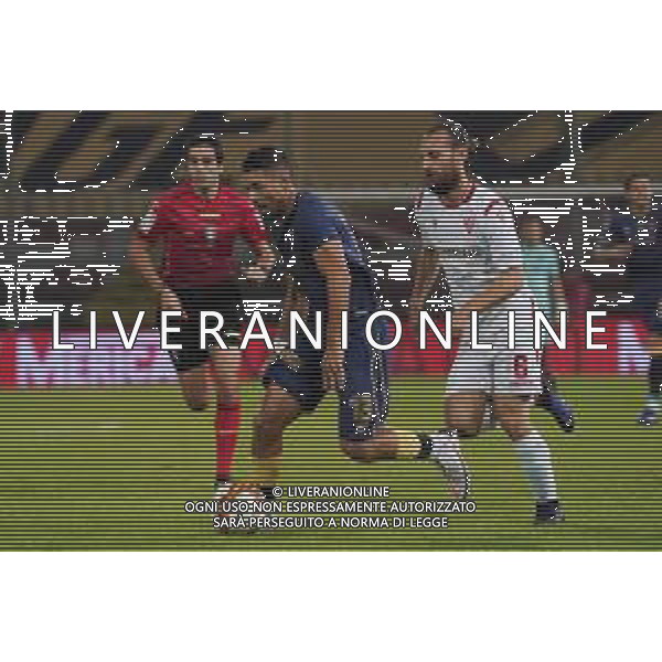 Perugia vs Vis Pesaro - Campionato di Calcio Serie C - Lega Pro 2020/2021, 25 ottobre 2020 Perugia, Italia Nella foto: soaunas dimitrios (n.13 perugia calcio) @LM/Loris Cerquiglini AG ALDO LIVERANI SAS