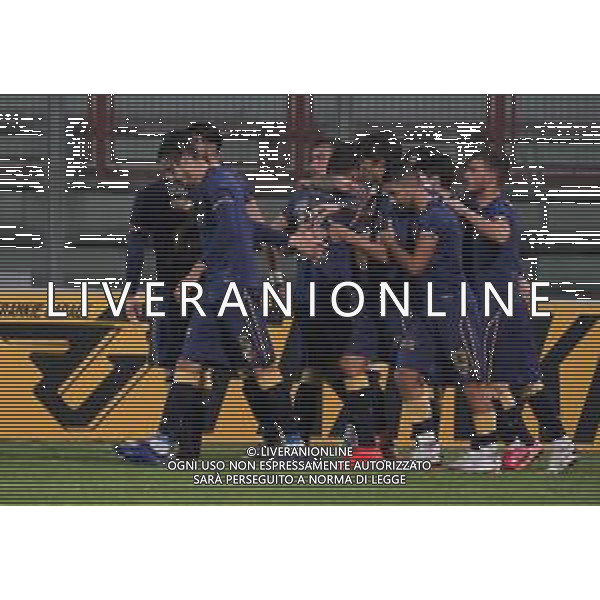Perugia vs Vis Pesaro - Campionato di Calcio Serie C - Lega Pro 2020/2021, 25 ottobre 2020 Perugia, Italia Nella foto: perugia esulta1-0 @LM/Loris Cerquiglini AG ALDO LIVERANI SAS