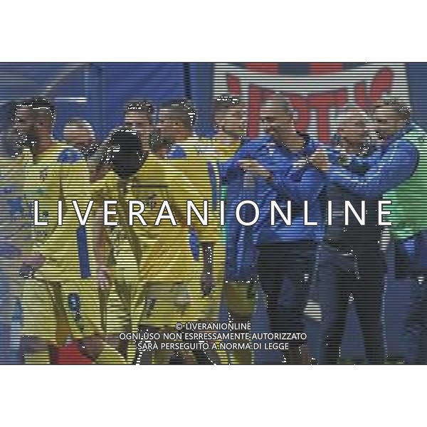 VERONA 25/OTTOBRE2020 IMOLESE CALCIO FERMANA NELLA FOTO ESULTANZA FERMANA A FINE PARTITA FOTO GIANNI SANNA- AG ALDO LIVERANI SAS
