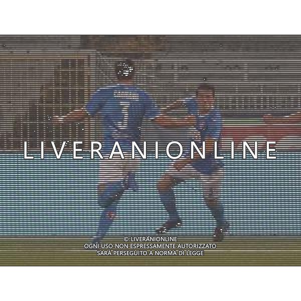 Novara 25-10-2020 Stadio Silvio Piola Campionato Lega pro Gir A 2020/21 Novara - Carrarese nella foto: Bove esultanza dopo il goal foto Antonio Saia - ag. Aldo Liverani sas/ AGENZIA ALDO LIVERANI SAS