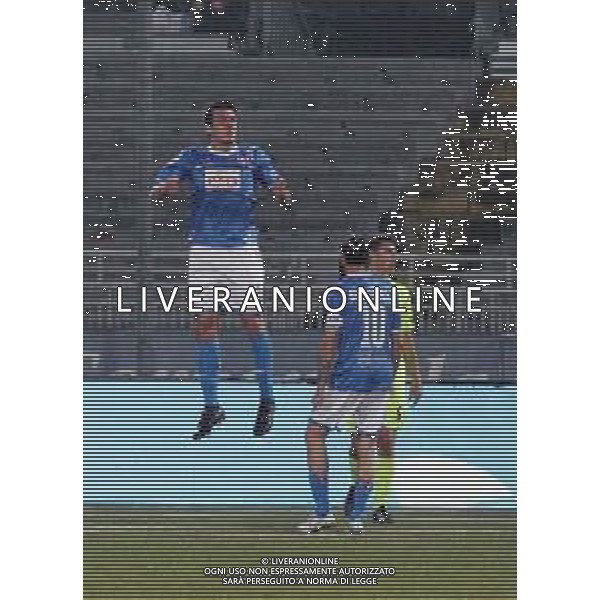 Novara 25-10-2020 Stadio Silvio Piola Campionato Lega pro Gir A 2020/21 Novara - Carrarese nella foto: Bove esultanza dopo il goal foto Antonio Saia - ag. Aldo Liverani sas/ AGENZIA ALDO LIVERANI SAS