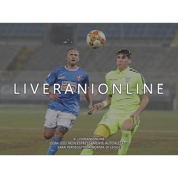 Novara 25-10-2020 Stadio Silvio Piola Campionato Lega pro Gir A 2020/21 Novara - Carrarese nella foto: Panico giuseppe Valetti Federico foto Antonio Saia - ag. Aldo Liverani sas/ AGENZIA ALDO LIVERANI SAS
