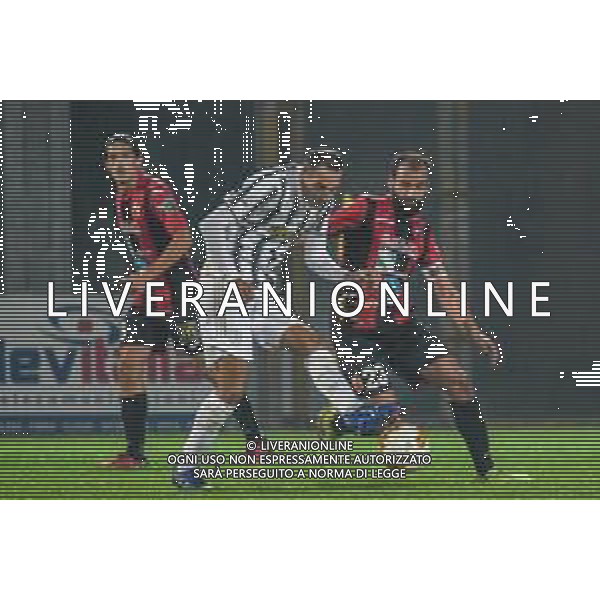 Lucchese vs Juventus U23 - Campionato di Calcio Serie C - Lega Pro 2020/2021, 25 ottobre 2020 Lucca, Italia Nella foto: Michele Troiano (Juventus U23) e Matteo Meucci (Lucchese) @LM/Fabio Fagiolini AG ALDO LIVERANI SAS