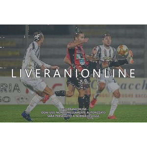 Lucchese vs Juventus U23 - Campionato di Calcio Serie C - Lega Pro 2020/2021, 25 ottobre 2020 Lucca, Italia Nella foto: Tanasiy Kosovan (Lucchese) stoppa la palla tra Michele Troiano (Juventus U23) e Ferdinando Del Sole (Juventus U23) @LM/Fabio Fagiolini AG ALDO LIVERANI SAS