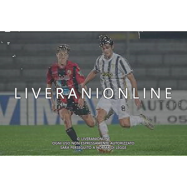 Lucchese vs Juventus U23 - Campionato di Calcio Serie C - Lega Pro 2020/2021, 25 ottobre 2020 Lucca, Italia Nella foto: Filippo Fazzi (Lucchese) e Filippo Ranocchia (Juventus U23) @LM/Fabio Fagiolini AG ALDO LIVERANI SAS