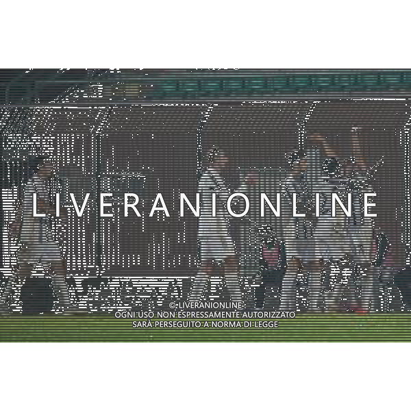 Lucchese vs Juventus U23 - Campionato di Calcio Serie C - Lega Pro 2020/2021, 25 ottobre 2020 Lucca, Italia Nella foto: Esultanza Juventus @LM/Fabio Fagiolini AG ALDO LIVERANI SAS