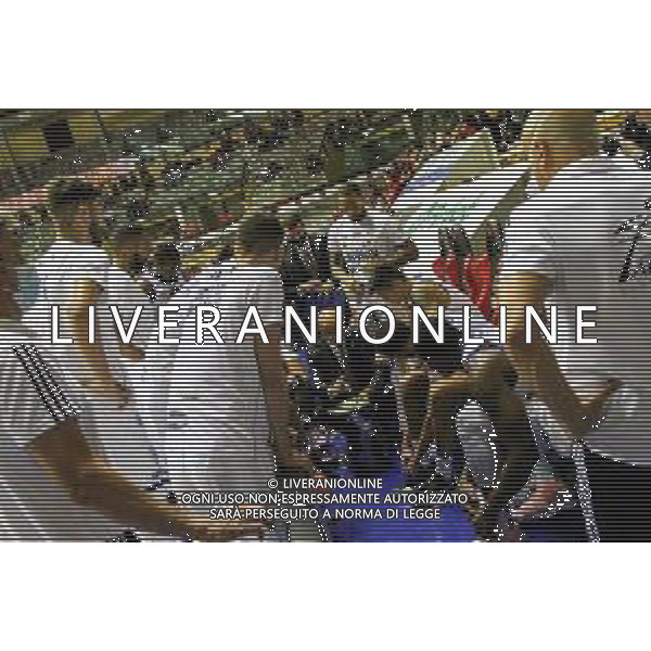 Basket Allianz Pallacanestro Trieste vs Happy Casa Brindisi - Campionato di Basket Serie A 2020/2021, 25 ottobre 2020 Trieste, Italia Nella foto: Time out per coach Frank Vitucci (Happy Casa Brindisi) @LM/Luca Tedeschi AG ALDO LIVERANI SAS