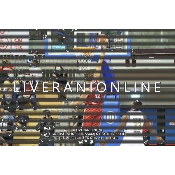 Basket Allianz Pallacanestro Trieste vs Happy Casa Brindisi - Campionato di Basket Serie A 2020/2021, 25 ottobre 2020 Trieste, Italia Nella foto: Marcos Delia (Allianz Pallacanestro Trieste) @LM/Luca Tedeschi AG ALDO LIVERANI SAS