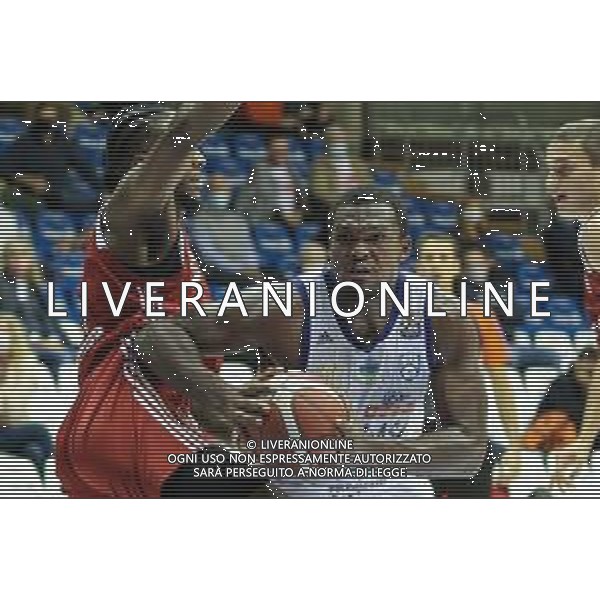 Basket Allianz Pallacanestro Trieste vs Happy Casa Brindisi - Campionato di Basket Serie A 2020/2021, 25 ottobre 2020 Trieste, Italia Nella foto: Nick Perkins (Happy Casa Brindisi) @LM/Luca Tedeschi AG ALDO LIVERANI SAS