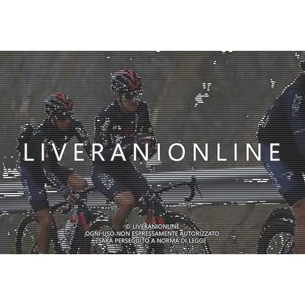 25-10-2020 Vuelta A Espana; Tappa 06 Biescas - Aramon Formigal; 2020, Team Ineos Grenadiers; Carapaz Antonio, Richard Antonio; ©SIROTTI / AGENZIA ALDO LIVERANI SAS