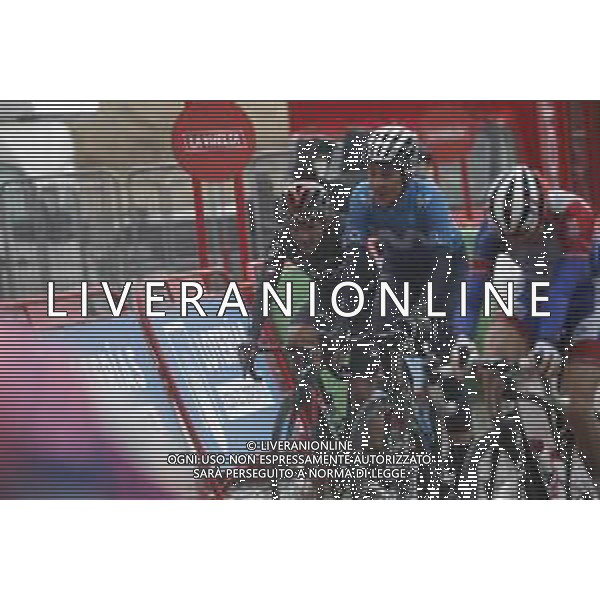 25-10-2020 Vuelta A Espana; Tappa 06 Biescas - Aramon Formigal; 2020, Groupama - Fdj; 2020, Movistar; Carapaz Antonio, Richard Antonio; Aramon Formigal; ©SIROTTI / AGENZIA ALDO LIVERANI SAS