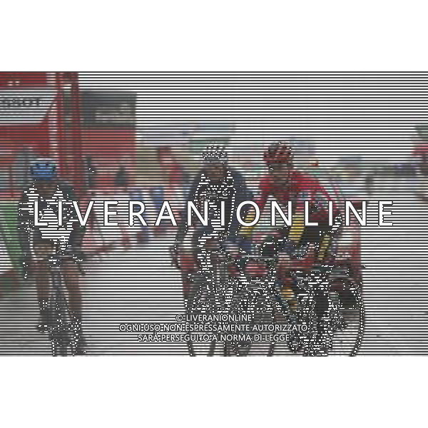 25-10-2020 Vuelta A Espana; Tappa 06 Biescas - Aramon Formigal; 2020, Jumbo - Visma; 2020, Movistar; Roglic, Primoz; Mas, Enric; Aramon Formigal; ©SIROTTI / AGENZIA ALDO LIVERANI SAS