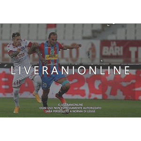 Bari vs Catania - Campionato di Calcio Serie C - Lega Pro 2020/2021, 26 ottobre 2020 Bari, Italia Nella foto: contrasto Eugenio D\'Ursi (SSC Bari) Giovanni Pinto (Calcio Catania) @LM/Emmanuele Mastrodonato AG ALDO LIVERANI SAS