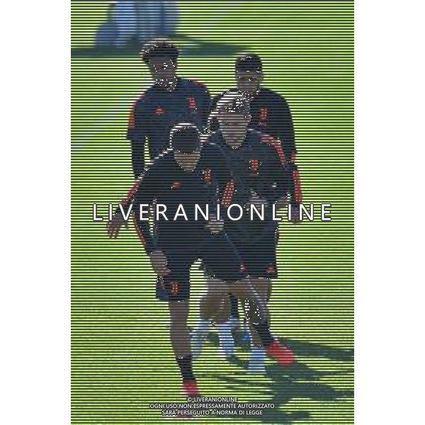 Torino 27.10.2020 Centro Sportivo Continassa Alessandro Falzone/Ag. Aldo Liverani sas Allenamento di vigilia del match Juventus Barcellona Nella foto: Allenamento squadra ©FALZONE / AGENZIA ALDO LIVERANI SAS