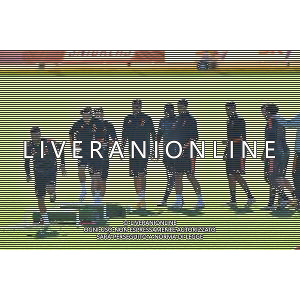 Torino 27.10.2020 Centro Sportivo Continassa Alessandro Falzone/Ag. Aldo Liverani sas Allenamento di vigilia del match Juventus Barcellona Nella foto: Allenamento squadra ©FALZONE / AGENZIA ALDO LIVERANI SAS